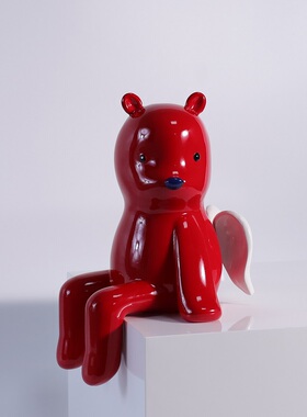 可爱风小熊树指ins公主房摆件