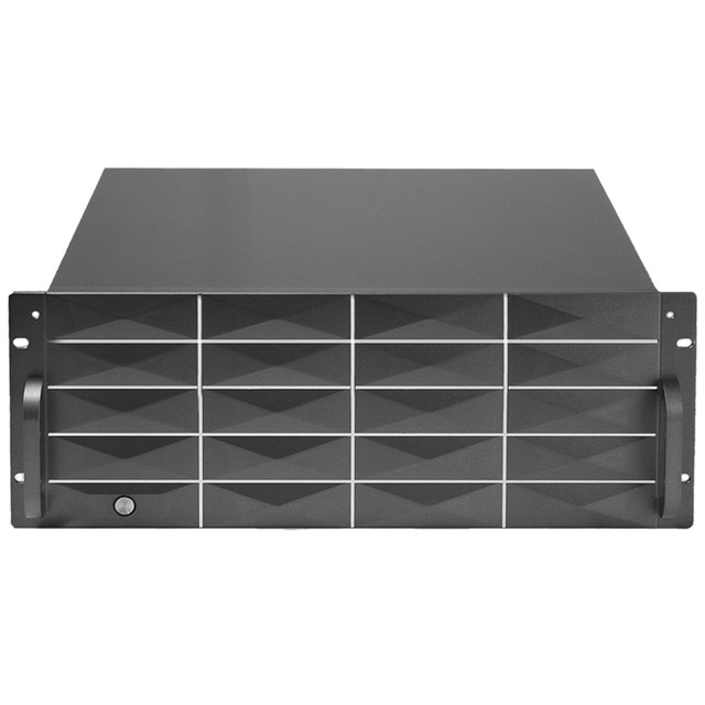 4U chassis aluminum panel short box supports dual-channel motherboard