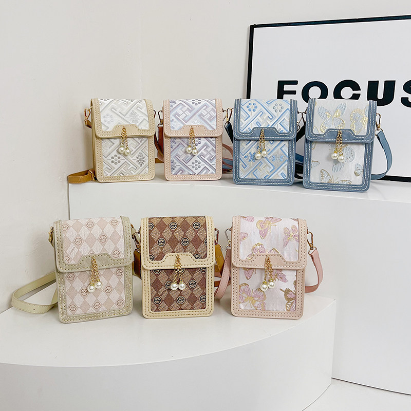 宋锦布料diy材料包亲手缝女包新款简约小方包时尚单肩斜挎手机包,淘宝优惠券,粉丝福利购,淘宝优惠卷