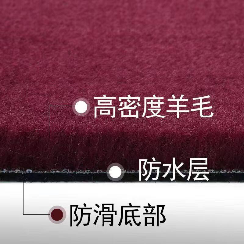 奔驰S450LS680G500G63迈巴赫S480GLE450GL专用汽车纯羊毛脚垫地毯