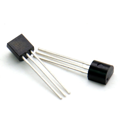 直插 DS18B20 芯片 可编程数字温度器/温度传感器 温度采集TO-92 - 图0