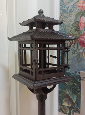 怀旧庭院铸铁创意婚庆供佛灯烛台
