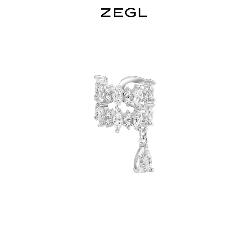 ZEGL冷淡风耳夹女无耳洞耳骨夹小众设计感耳环简约小巧气质耳饰品