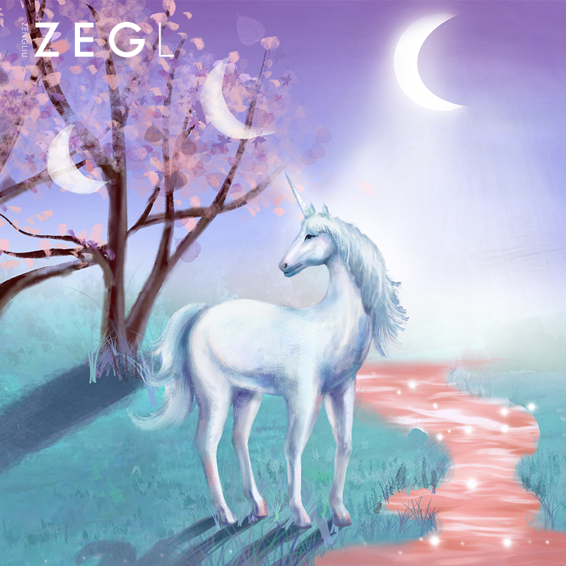 银设计师独角兽耳钉女小众耳骨夹耳环一体式不对称耳饰 ZENGLIU925 银设计师独角兽耳钉女小众耳骨夹耳环一体式不对称耳饰 ZENGLIU925