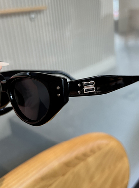 防紫外线猫眼复古男女墨镜高级感