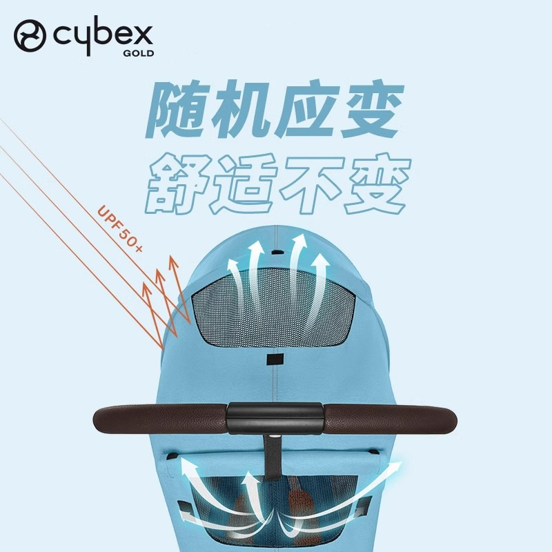 奶爸家Cybex婴儿推车Orfeo2新生可平躺登机轻便伞车易折叠宝宝遛 - 图3