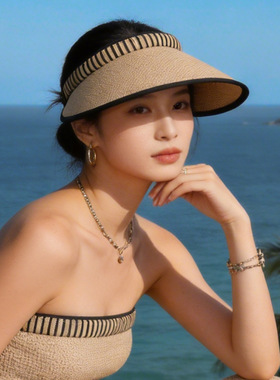 户外运动骑行空顶帽夏天防晒帽子