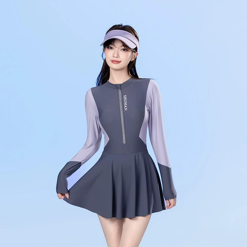 Брюки с длинными рукавами купания 2025 Новое горячее солнцезащитное платье для серфинга.