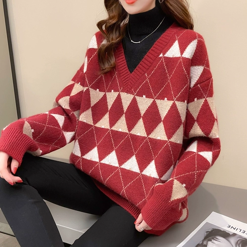 Демисезонный трикотажный свитер, кардиган, лонгслив, комплект, коллекция 2021, оверсайз, увеличенная толщина, высокий воротник