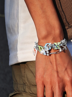 分裂生长彩色视觉春日多巴胺手链