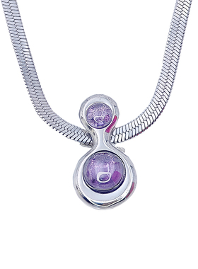 钛钢自由拼接锁骨链女款先锋设计