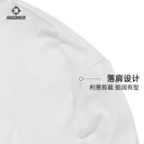 Баскетбольный спортивный хлопковый лонгслив для отдыха, для бега, свободный крой