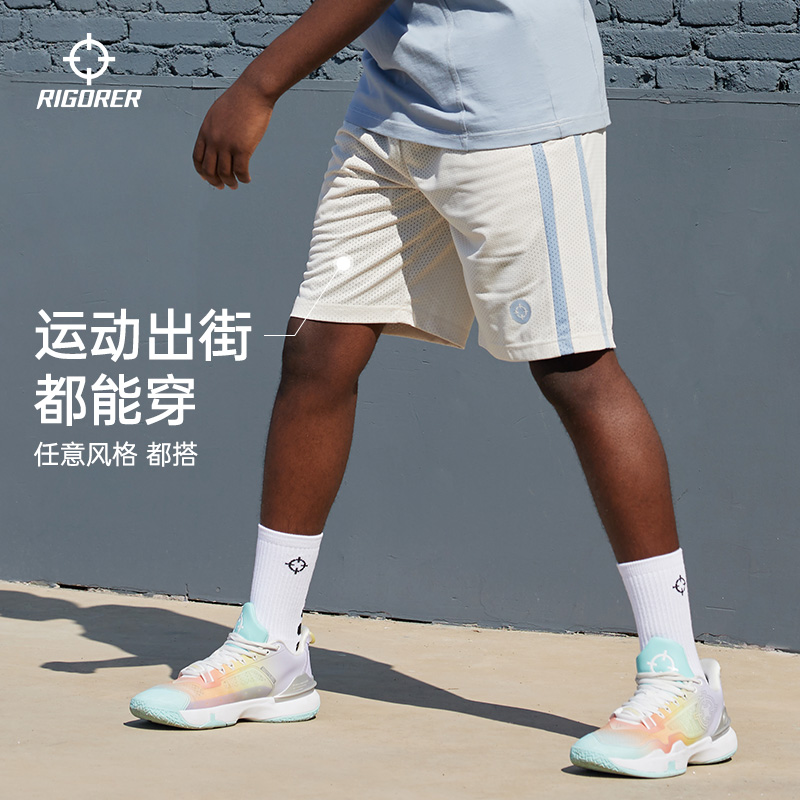 准者运动短裤篮球美式裤健身训练跑步透气2025夏季新款男五分球裤