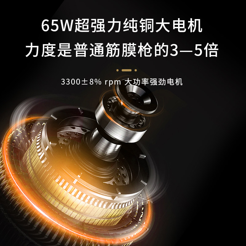 怡康多头筋膜枪肌肉按摩器颈椎腰部背部大功率手持式按摩仪电动,淘宝优惠券,粉丝福利购,淘宝优惠卷