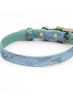 梦幻蓝蛇纹项圈女颈链项链choker亚文化哥特风k8k9颈圈颈环可调节