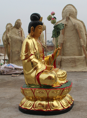 厂家直销树脂寺庙佛堂西方三圣