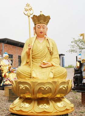 厂家直销树脂玻璃钢地藏寺庙摆件