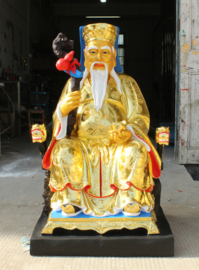 厂家直销土地公婆树脂佛像摆件