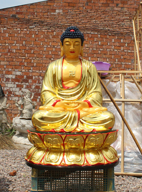 厂家直销三宝佛释迦牟尼佛摆件