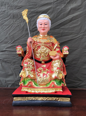 树脂玻璃钢黑老太佛堂供奉摆件