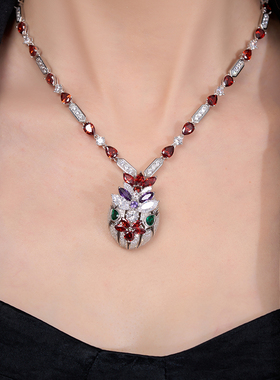 BAOSTONE灵蛇项链女S925银