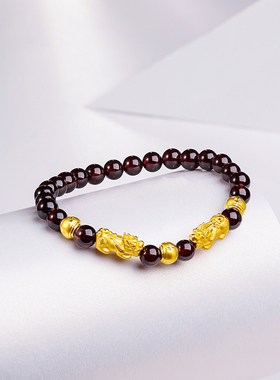 女款貔貅定价串珠宝石周六福黄金