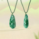 Saturday blessing African green four seasons safe bean pendant pendant