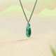 Saturday blessing African green four seasons safe bean pendant pendant