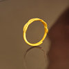 Saturday Blessing Gold Ring Women's Priced Pure Gold Wheat Ear Ring Bracelet Holiday Gift