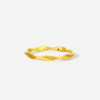 Saturday Fortune gold 5d hard gold ring women's pricing Möbius strip gold women's ring official gift for girls