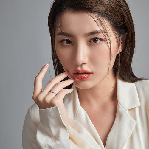 周六福18K金戒指女Au750玫瑰金素圈戒彩金多彩小指环女戒节日礼物 - 图3