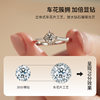 Saturday Fubai 18k gold diamond ring female natural diamond ring bright four-prong single set 30-cent wedding ring for girlfriend