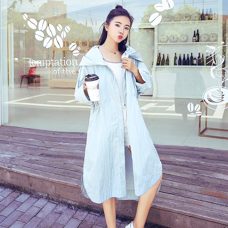 新款秋季学生宽松显瘦薄款过膝 风衣外套 chic 风衣女中长款韩版 2018 新款秋季学生宽松显瘦薄款过膝 风衣外套 chic 风衣女中长款韩版 2018