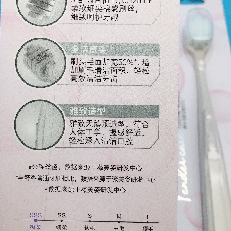 舒客舒克牙刷软毛成人宽头情侣家庭套装宽幅大头孕妇月子万毛牙间 - 图1