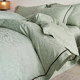 High-end 60s satin long-staple cotton jacquard four-piece set pure cotton 100 cotton sheets and quilt covers light luxury and high-end bedding
