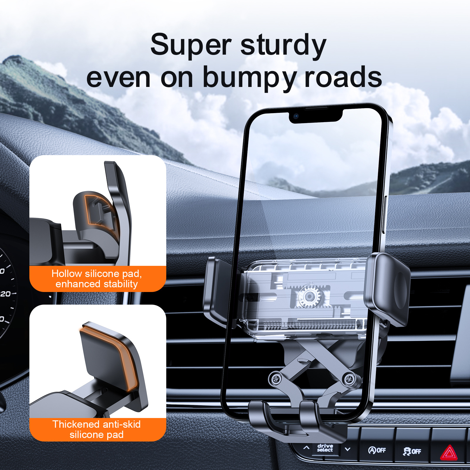 Joyroom/机乐堂Gravity Car Phone Holder Air Vent Mount支架GPS - 图1