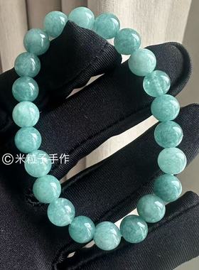 胡先煦同款蓝绿珠显白手链