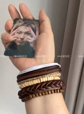 马丁同款欧美手工编织情侣手链