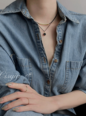 冷淡风颈链choker项链