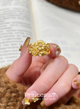 金店同款繁花锦簇戒指