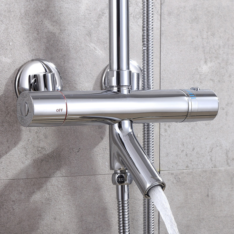 淋浴花洒套装铜 智能恒温花洒 可升降冷热淋雨喷头套装,淘宝优惠券,粉丝福利购,淘宝优惠卷