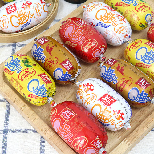 双汇q趣肠火腿肠玉米蘑菇孜然香辣味即食小香肠零食小吃休闲食品 - 图2