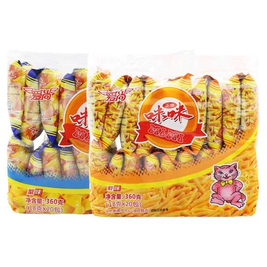 Mimi Shrimp Crackers and Crab Flavored Nostalgia Snacks