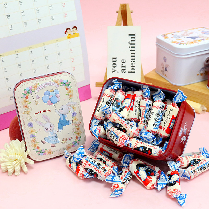 大白兔奶糖铁罐礼盒装原味混合味儿童小零食糖果结婚喜糖礼物批发,淘宝优惠券,粉丝福利购,淘宝优惠卷