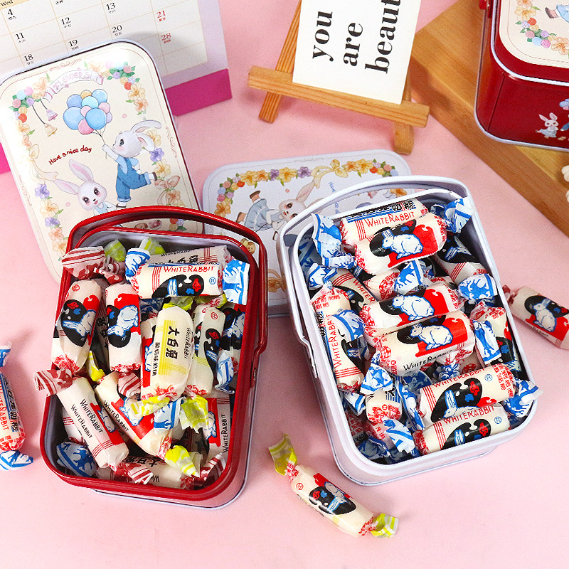 大白兔奶糖铁罐礼盒装原味混合味儿童小零食糖果结婚喜糖礼物批发,淘宝优惠券,粉丝福利购,淘宝优惠卷