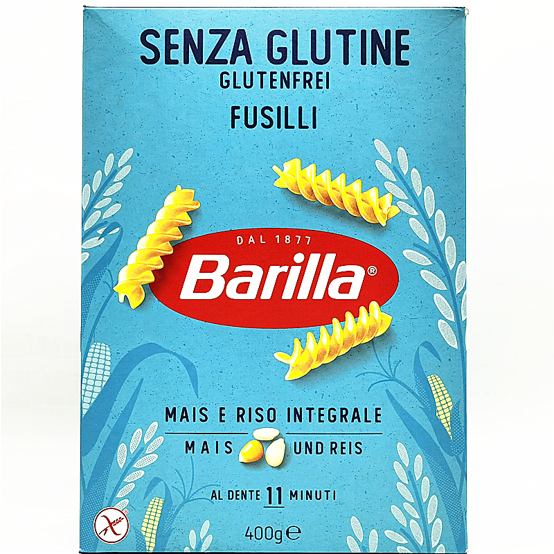 Barilla Gluten Free意大利百味来无麸质玉米意粉两头尖意面400g-图2