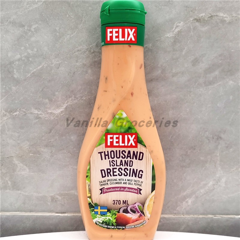 Felix Salad Dressing菲力斯0脂意式/原味千岛凯撒色拉酱沙律酱汁 - 图3