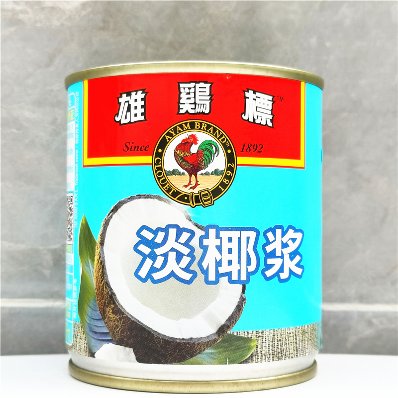 AYAM BRAND COCONUT MILK马来西亚进口雄鸡标特浓椰浆烘焙淡椰奶 - 图1