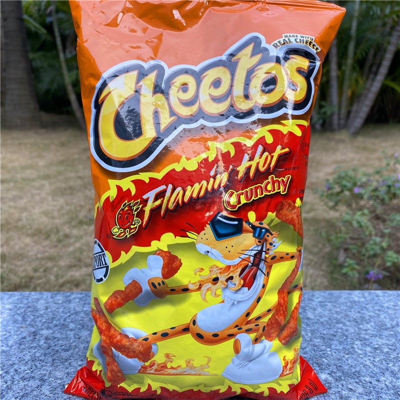 Cheetos Crunchy美国原装乐事热辣奇多 奶酪辣椒 酥脆芝士玉米条 - 图3