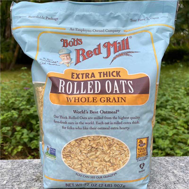 Bob's Red Mill Extra Thick Rolled Oats鲍勃红磨坊特厚全燕麦片 - 图2